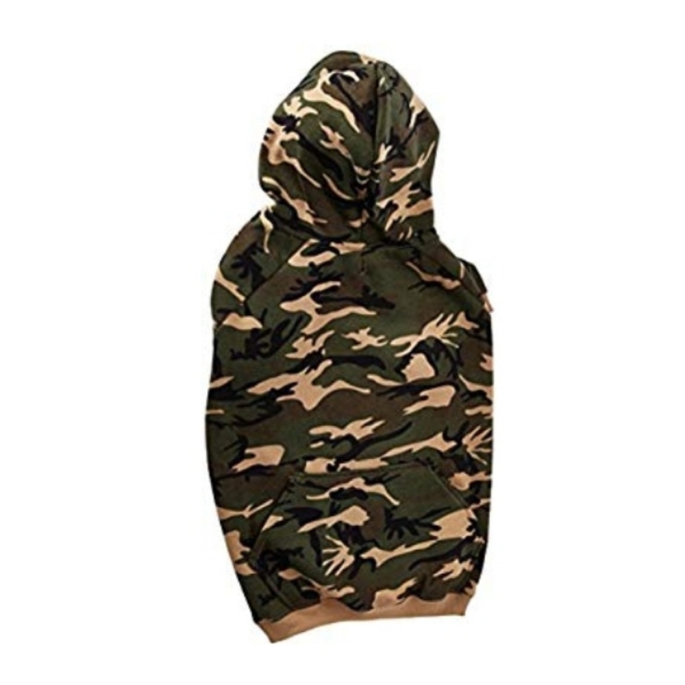 š¾Casual Canine Cotton Camo Dog Hoodie - Picture 2 of 6
